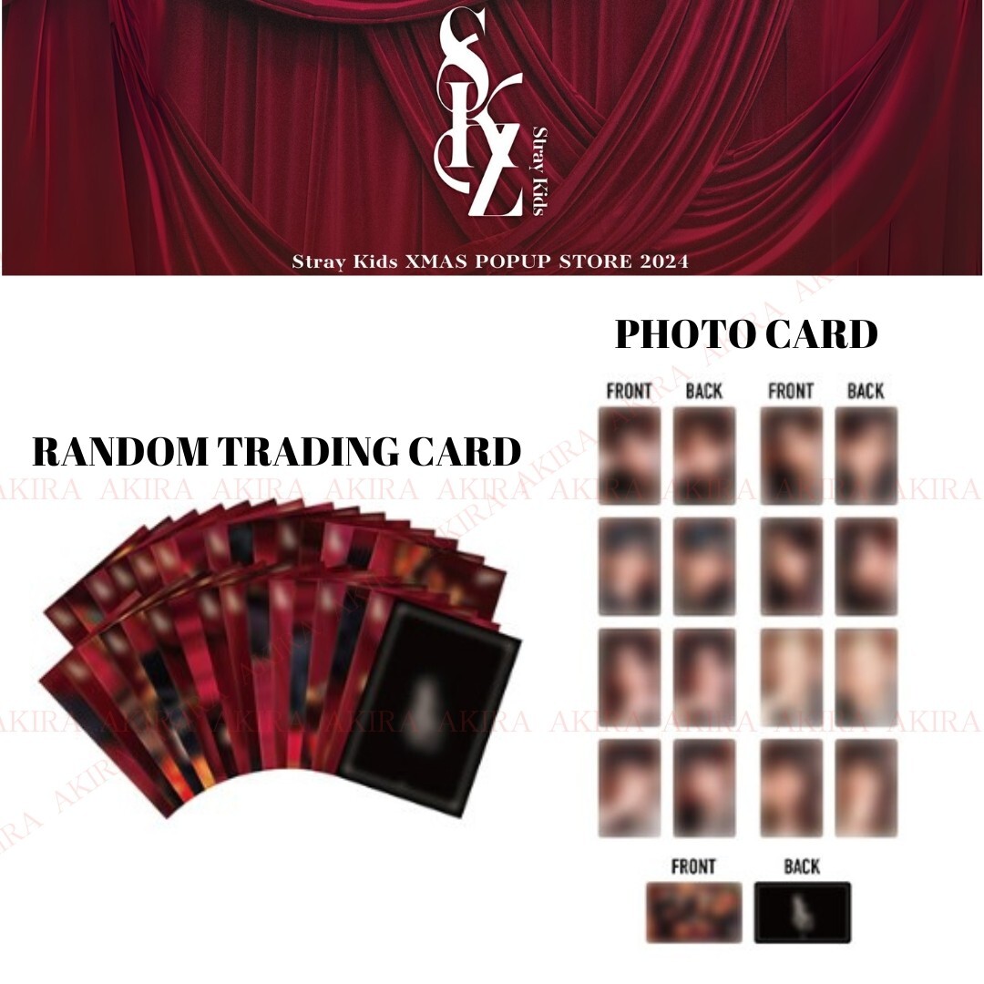 PSL STRAY KIDS XMAS POPUP STORE 2024 2nd LINE UP TRADING CARD
