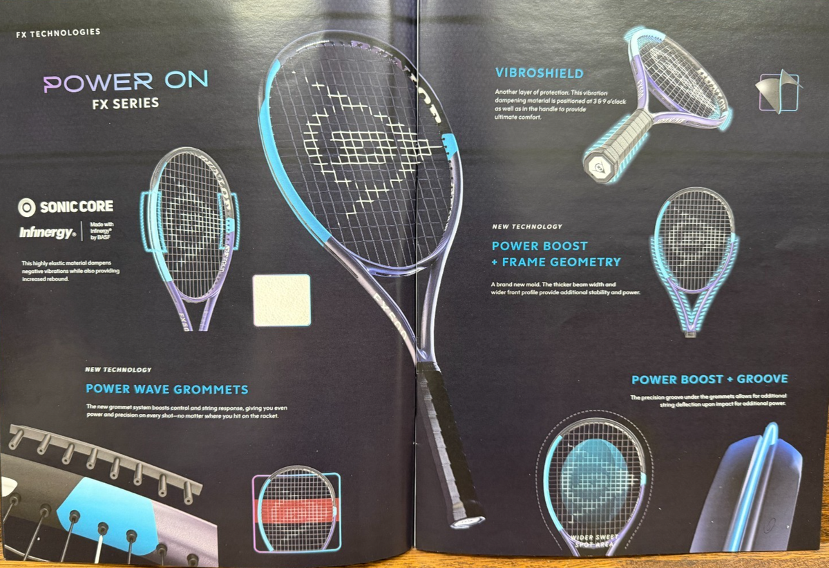 2026 Dunlop FX500 Tour G4, Auth. Dealer, Dunlop FX500 Tour tennis