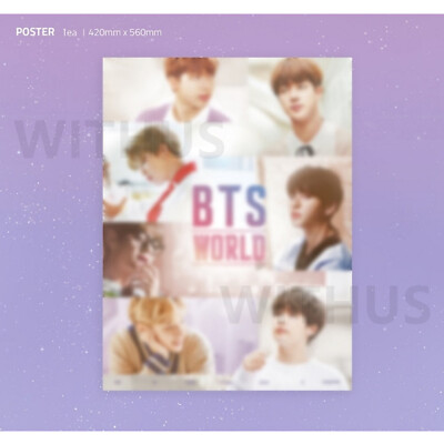 BTS WORLD OST Limited Edition Album Poster Full Package Factory