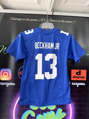 Authentic Nike Odell Beckham #13 Jr New York Giants KIDS NFL