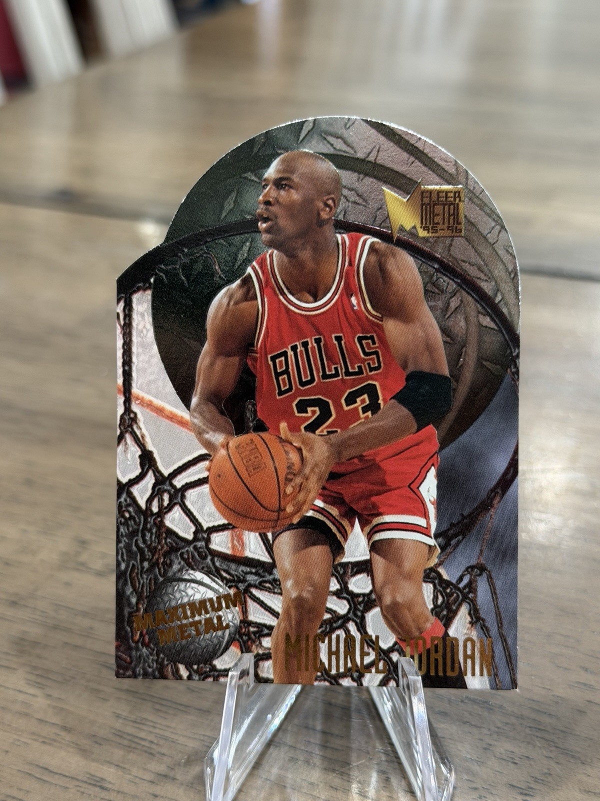 Michael Jordan 1995 Metal #4 Maximum Metal Price Guide - Sports