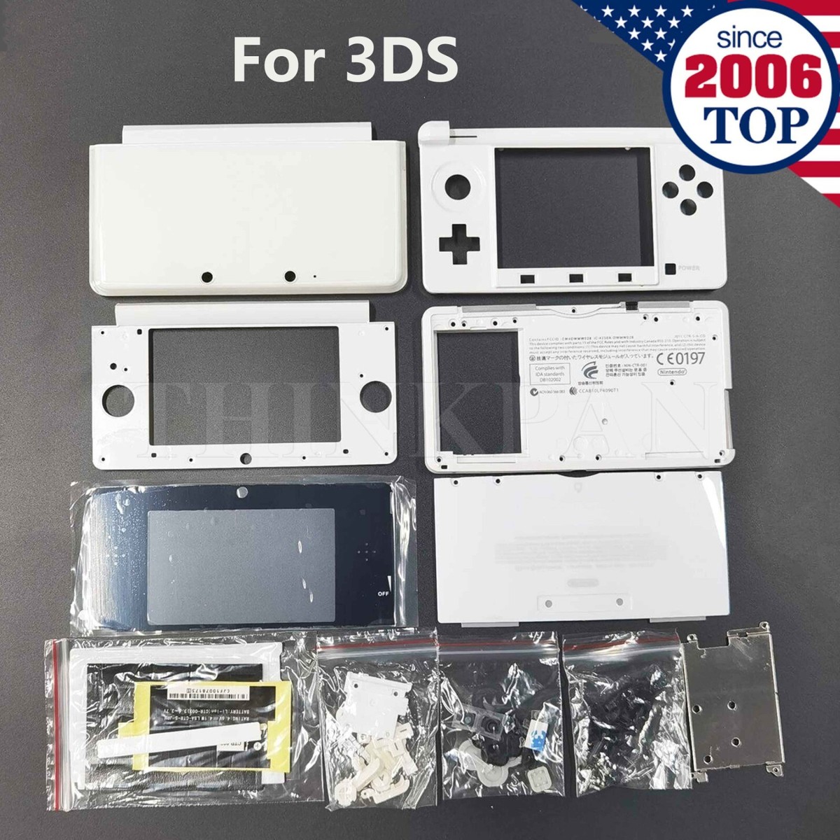 Full Set Housing shell for Nintendo 3DS Replacement Case Cover