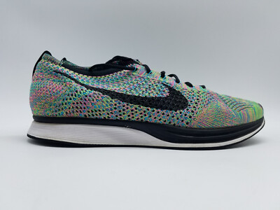 Nike Flyknit Racer Men's Size 10.5 Running Shoes Multicolor | eBay