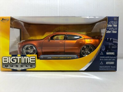 JADA BIGTIME BTM 2006 DODGE CHARGER SRT8 COPPER 1:24 DIECAST MODEL