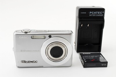 CASIO EXILIM EX-Z500 Silver 5.0MP Compact Digital Camera [Exc+++