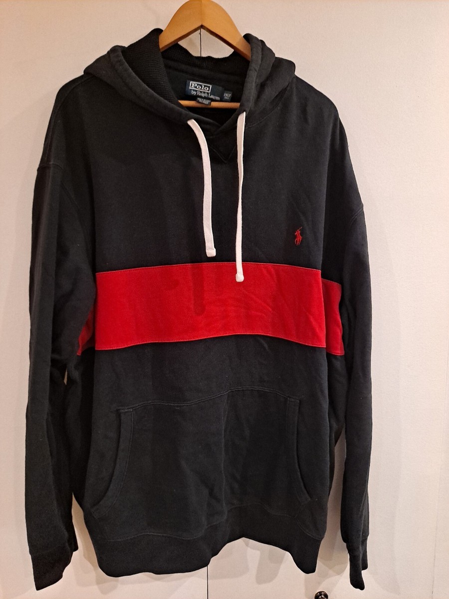 Ralph Lauren Red Line Rugby Hoodie(Thermal Hood Inside) 2XLT 