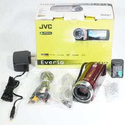 JVC Victor Everio GZ-E117-R Digital Video Camera Camcorder Red