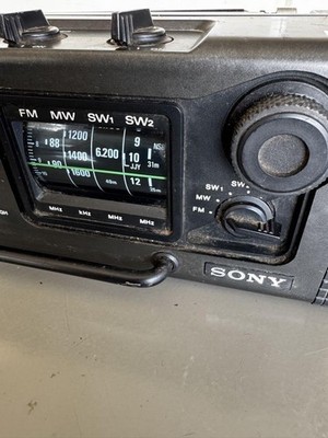 Sony ICF-6000 Sky Sensor 1975 Vintage Multi Band Radio Receiver