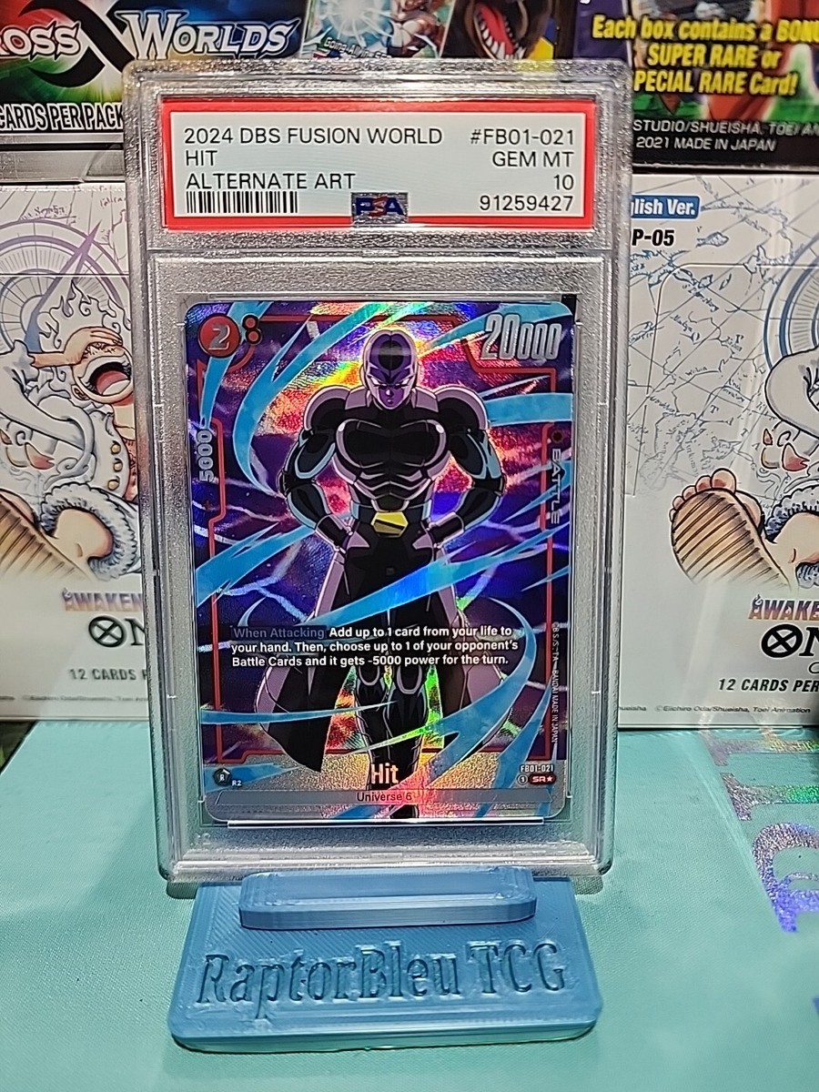 PSA 10 Dragon Ball Fusion World Awakened Pulse-Hit (Alt Art) FB01