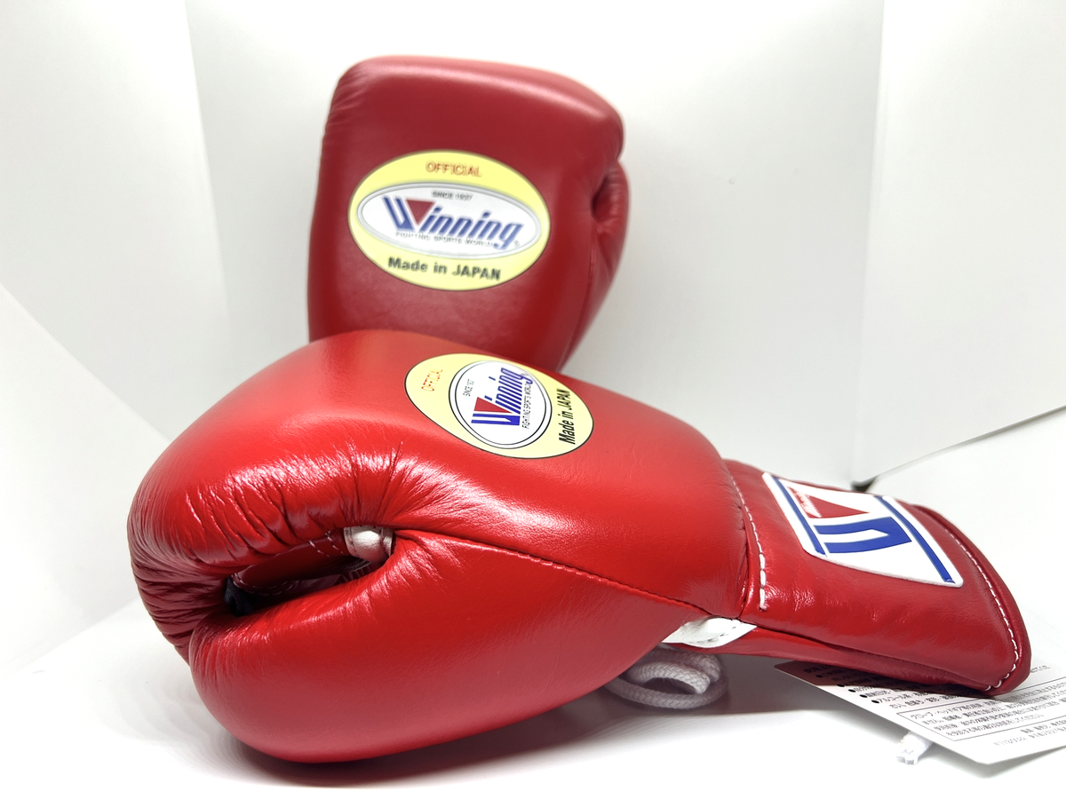 Winning Boxing Gloves Professional Type 8oz Red String type JAPAN