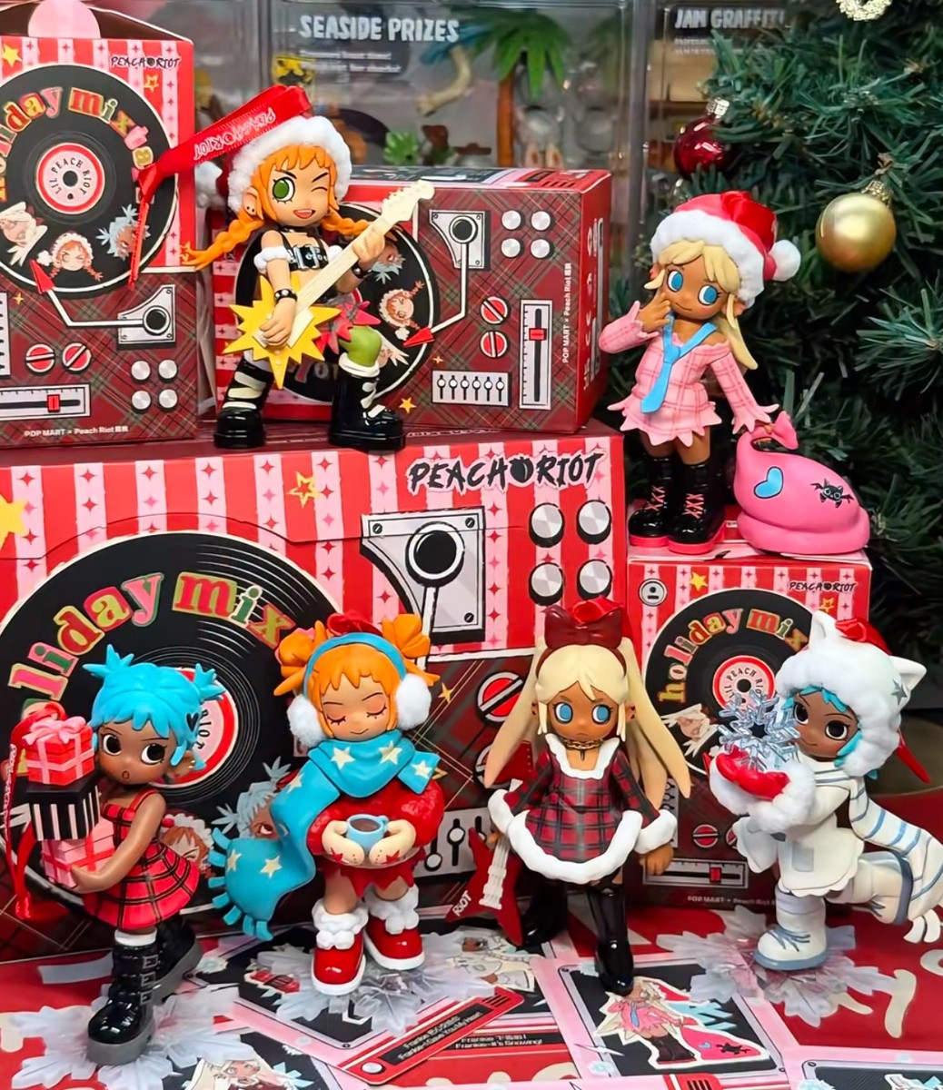 Lil Peach Riot Holiday Mixtape Series Blind Box Figures Toy Xmas