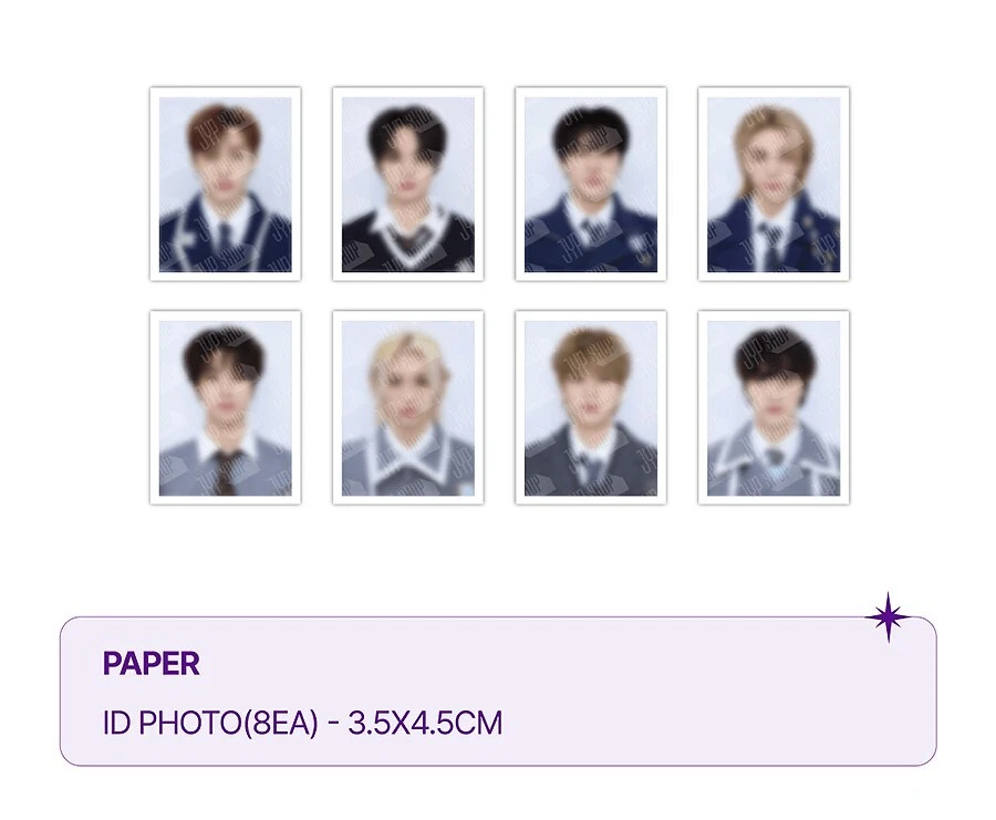 STRAY KIDS SKZ'S MAGIC SCHOOL ID PHOTO SET/8 ID Card OFFICIAL