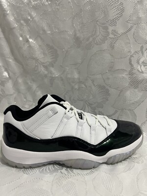 NIKE AIR JORDAN 11 RETRO LOW 11.5 EMERALD RISE GREEN 528895 145