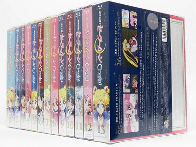 Sailor Moon Crystal blu-ray first limited edition 1-13 complete
