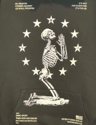 🐺 New Darc Sport Fear Thou Not Everyday Black Hoodie size M