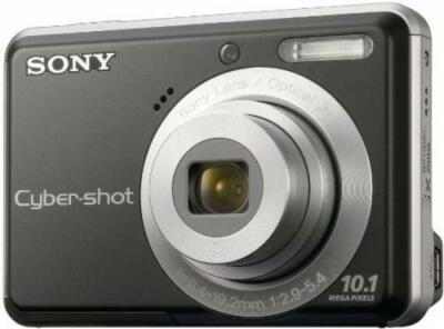 Sony CyberShot 10.1 MP Digital Camera 3x Zoom - MS Duo - Black