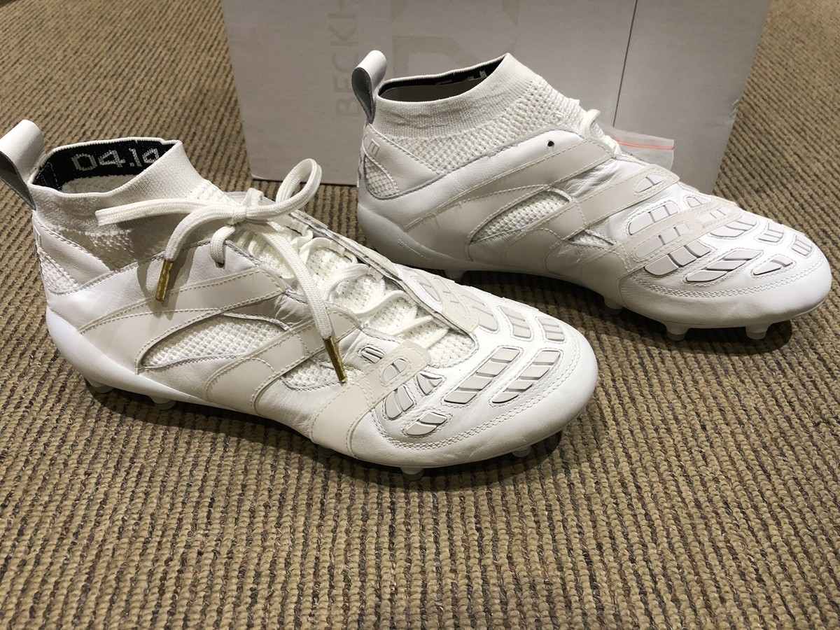 ADIDAS PREDATOR ACCELERATOR FG BECKHAM CAPSULE - TRIPLE WHITE Size