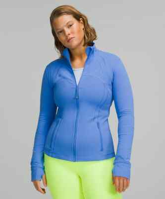 Lululemon Define Jacket *Luon Size 8 in Blue Nile Color -LW4AWKS