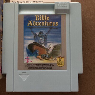 Bible Adventures (Nintendo Entertainment System, 1990) NES Blue
