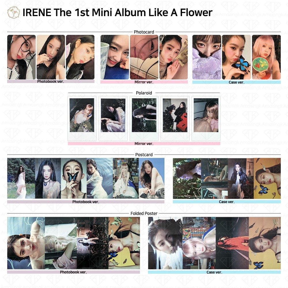 RED VELVET IRENE 1st Mini Album Like A Flower Official Photocard