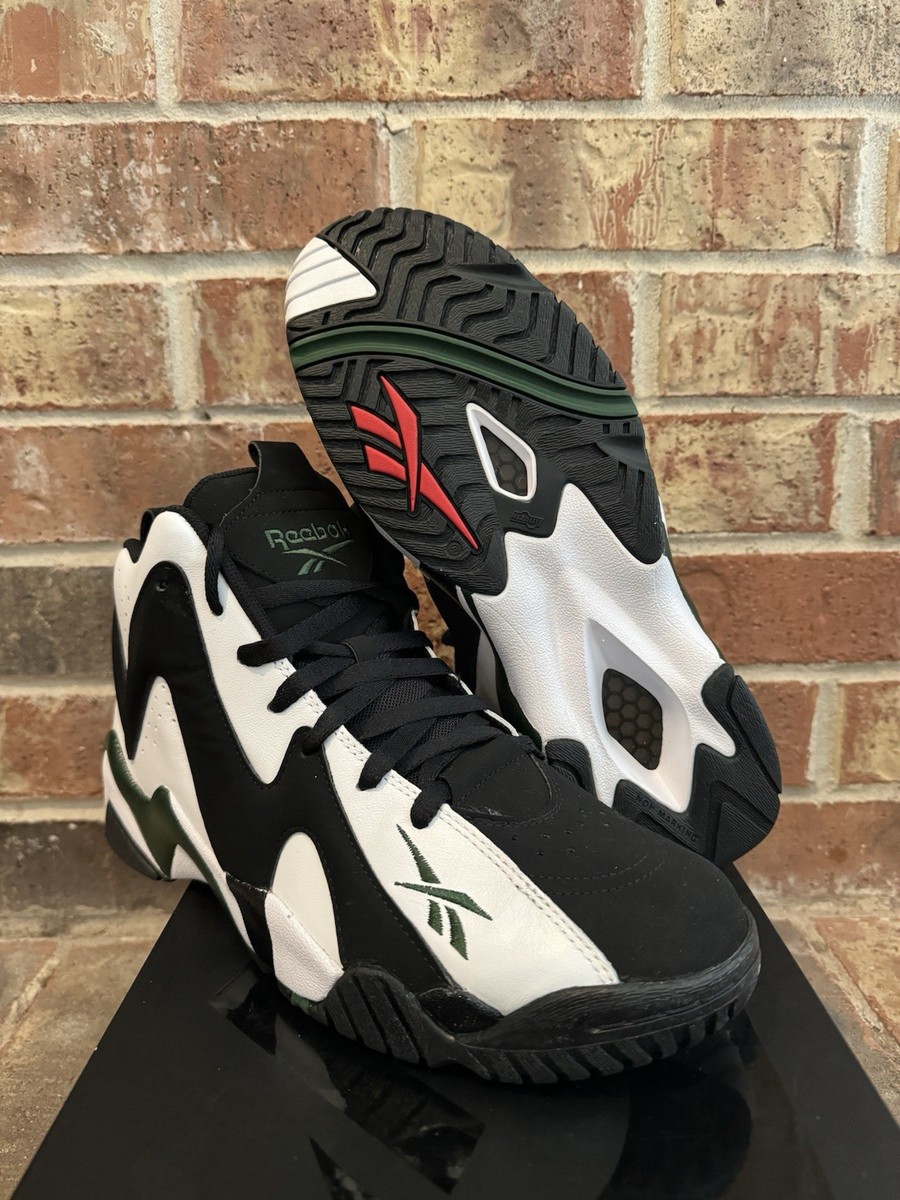 New 10.5 Reebok Kamikaze II Mid Basketball Shoes Shawn Kemp Sonics