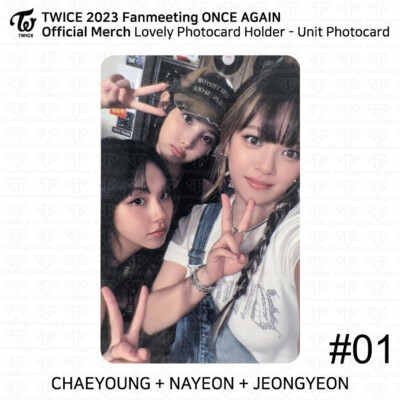 TWICE 2023 Fan Meeting ONCE AGAIN Official MD Lovely Photocard