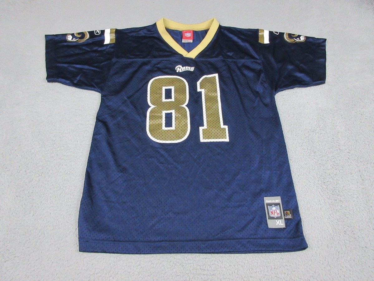 Torry Holt St Louis Rams Jersey Boys Extra Large Blue Logo NFL