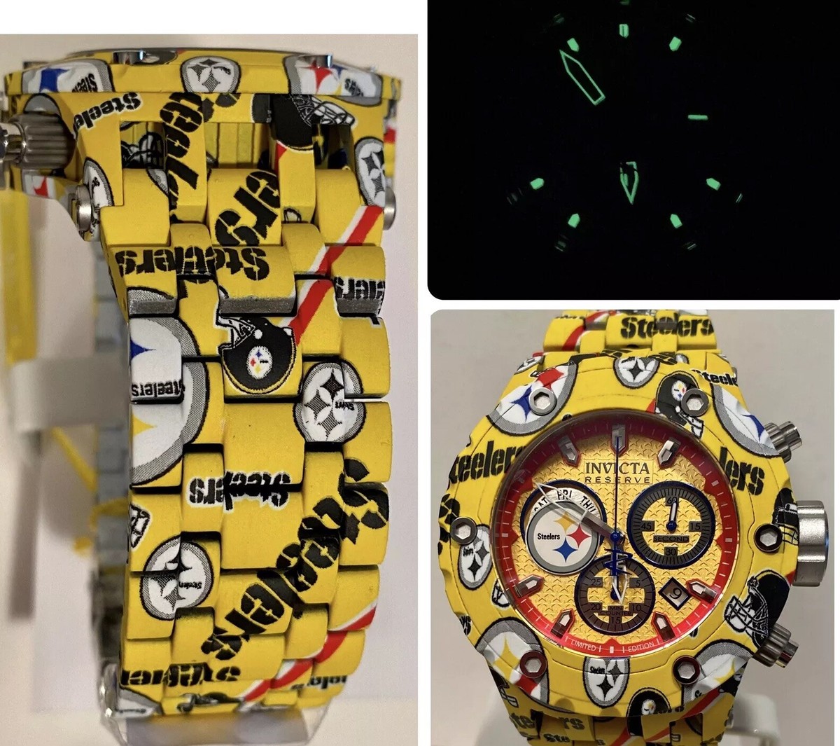 52mm STEELERS-NFL | GRAFFITI Subaqua Specialty | Swiss Z60 Chrono