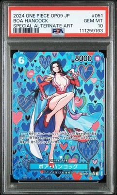 PSA 10 Boa Hancock (SP Alt Art) OP07-051 SR ONE PIECE Card