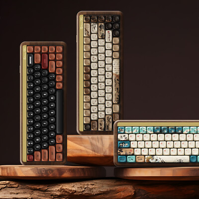 Akko MU01 Wooden Mechanical Gaming Keyboard 65% RGB Hot-swap