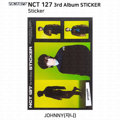 NCT NCT127 3rd Album Sticker Sticky Version Official Photocard