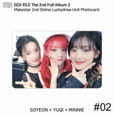 G)I-DLE G-IDLE 2nd Full Album 2 Two Makestar 2nd Online Lucky Draw