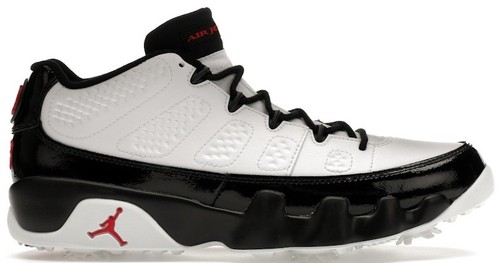 Air Jordan 9 Golf Low White Black True Red - FJ5934-100 | eBay