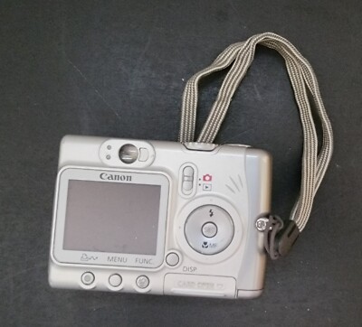 Canon PowerShot A520 Digital Camera Silver with Strap UNTESTED FOR
