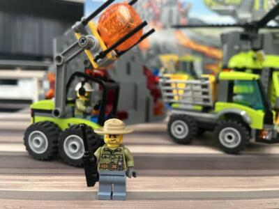 LEGO City Volcano Heavy-lift Helicopter 60125 w/Box Used from