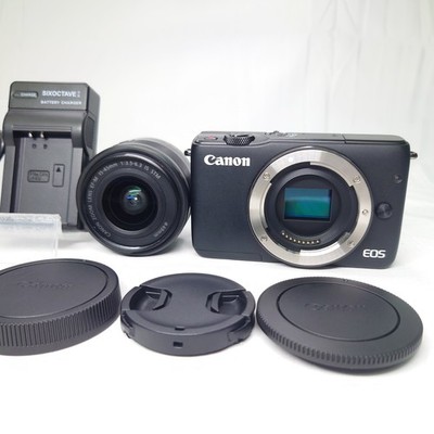 N.MINT] Canon EOS M10 18.0MP camera - Black EF-M 15-45mm IS STM