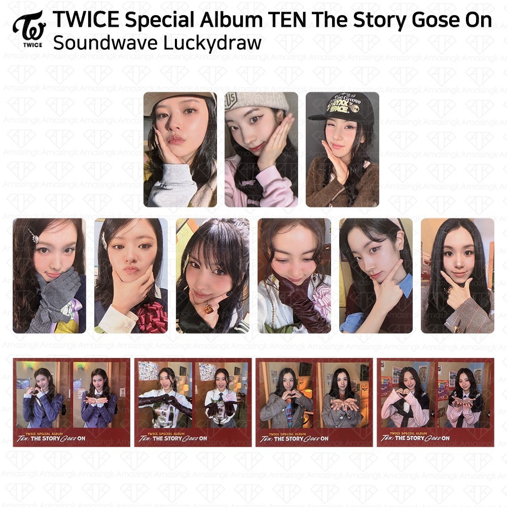 TWICE Special Album TEN : The Story Goes On Soundwave Luckydraw