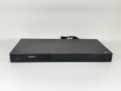 LG UBK90 Black 4K Ultra-HD Blu-ray Player with Dolby Vision - No