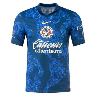 Club America Away 24 - Nike - Logo Embroidery Blue - 2XL (Run