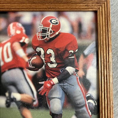 Terrell Davis #33 Georgia Bulldogs Signed 8