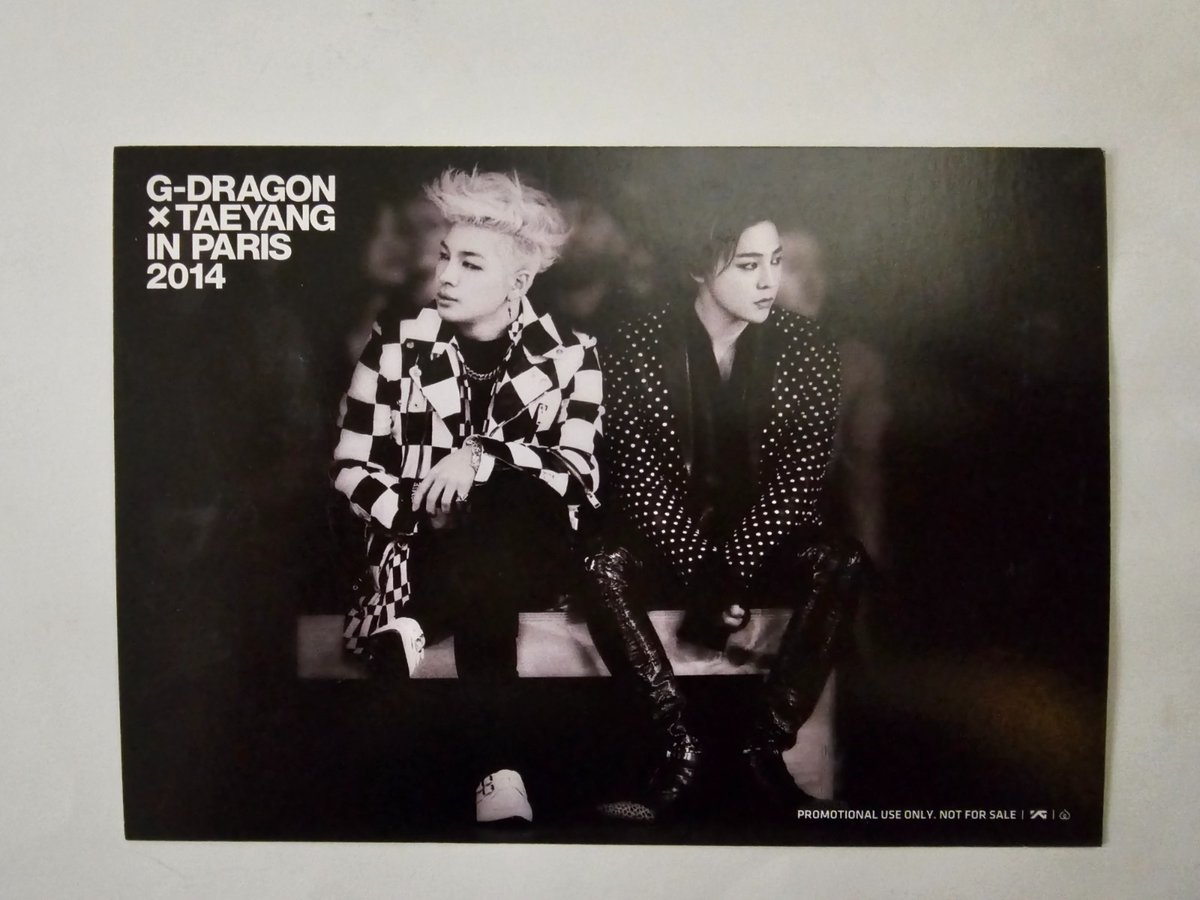 G-Dragon x Taeyang: In Paris 2014 Japanese Press Edition