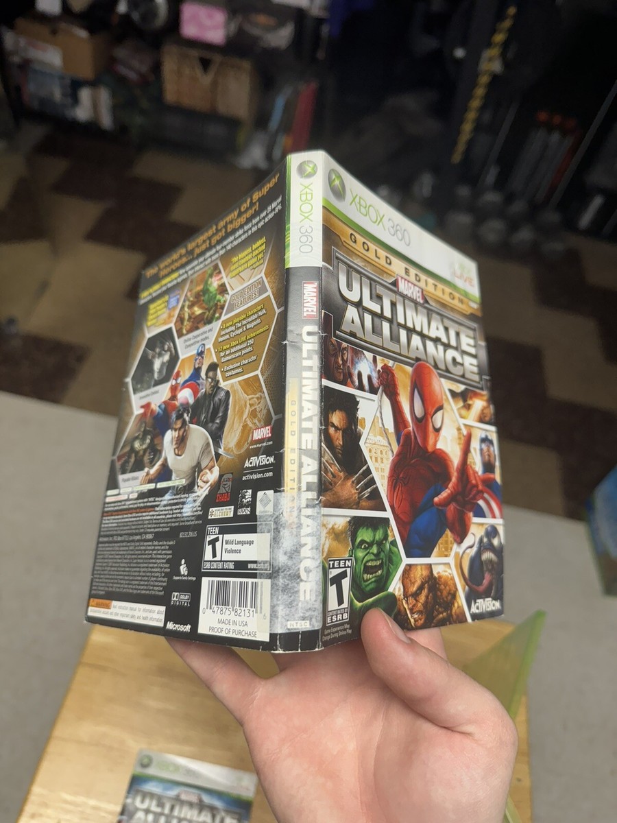 Marvel Ultimate Alliance Gold Edition CASE ONLY. No Gold Disc