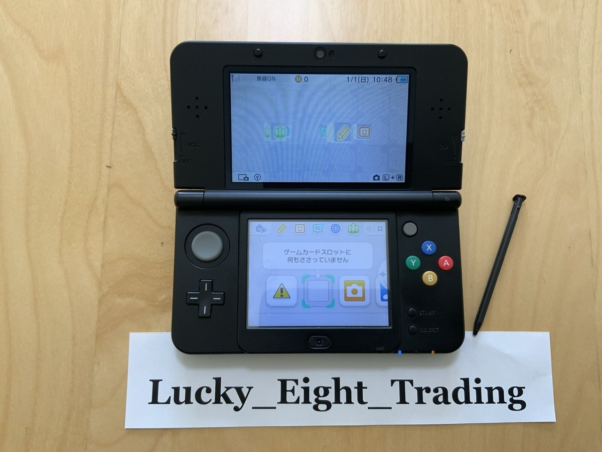 New Nintendo 3DS Black Console Charger Japanese ver Japan ver [CC