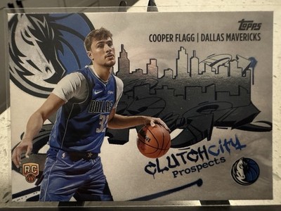 2025-26 Topps Flagship CC-1 Cooper Flagg Clutch City Rookie (RC