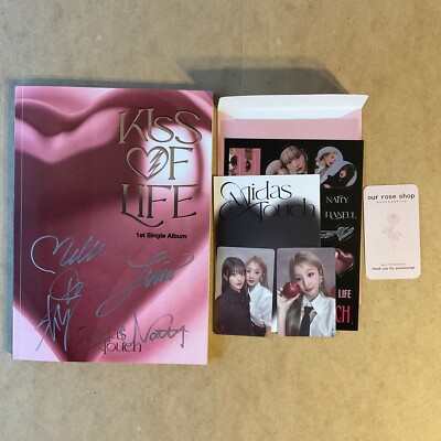 KIOF Kiss of Life 1st Single Album Midas Touch Signed Album (all