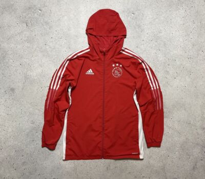Vintage Football Jacket Windbreaker Adidas Ajax Amsterdam | eBay