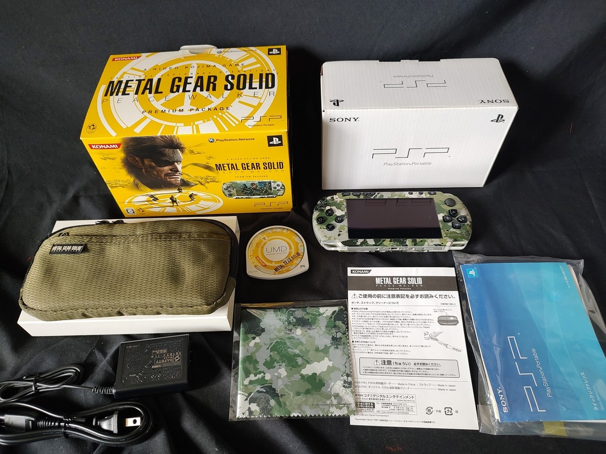 SONY PSP-3000 METAL GEAR SOLID PEACE WALKER PREMIUM PACKAGE in Box
