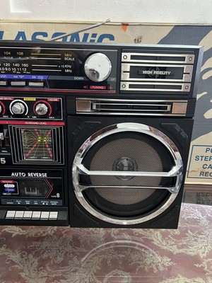 LASONIC TRC-975 Boombox Stereo Radio Cassette Player with Original