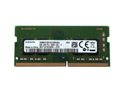 🚩 SAMSUNG M471A1K43DB1-CTD DDR4 2666 PC4-21300 1Rx8 SODIMM Laptop
