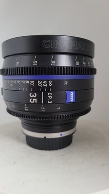 Zeiss CP.3 35mm T2.1 cinema lens canon EF mount compact cine prime